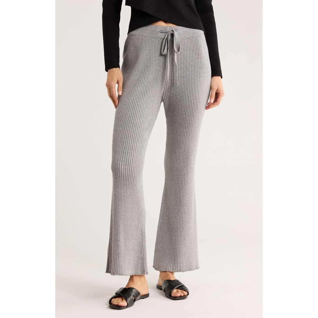 Patrizia Luca Ribbed Pull-on Sweater Pants In Blue