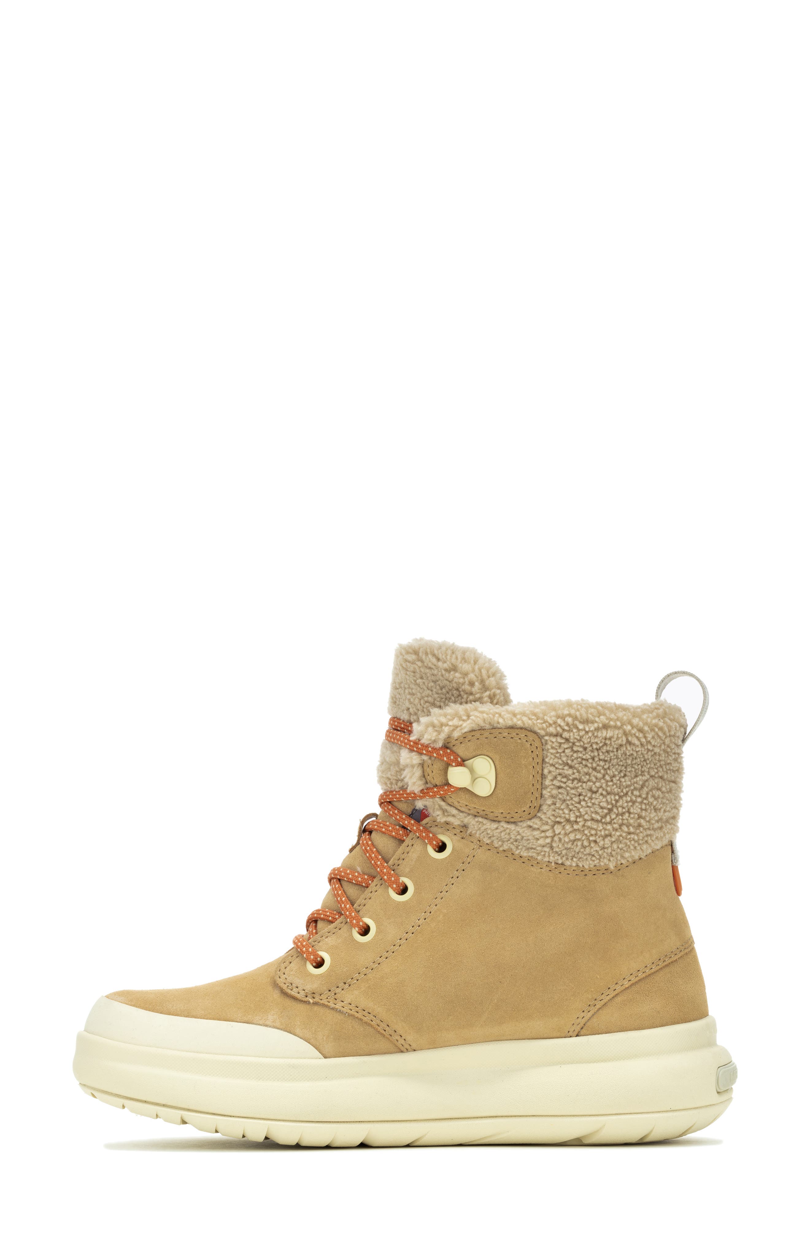 Merrell Marquette Thermo Waterproof Faux Shearling Lined Boot, Alternate, color, Tan