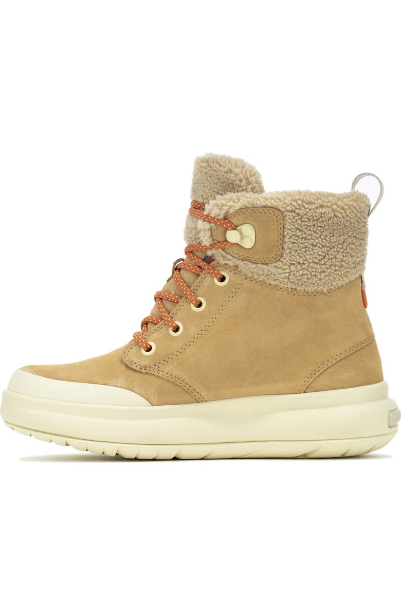 Merrell Marquette Thermo Waterproof Faux Shearling Lined Boot, Alternate, color, Tan