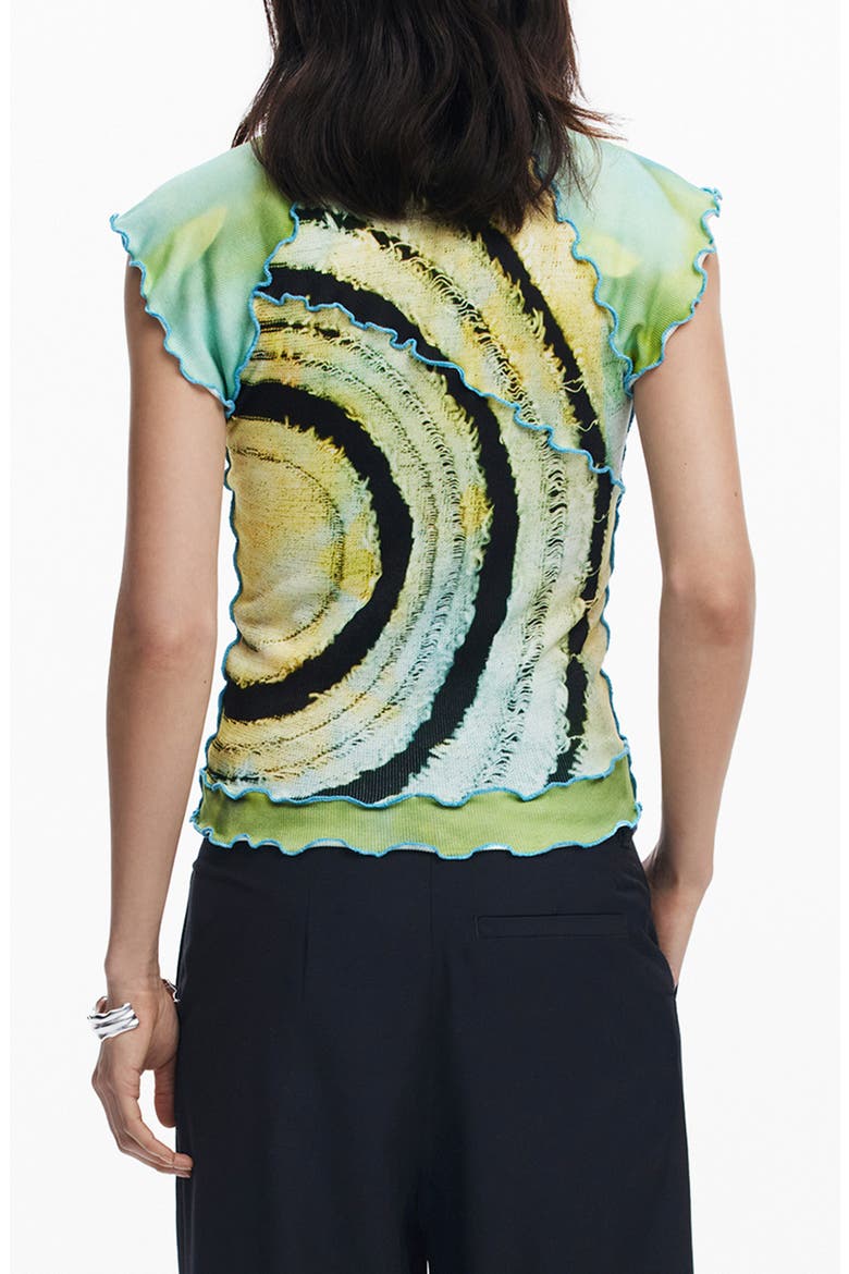 Lettuce Edge T-Shirt, Alternate, color, GREEN YELLOW