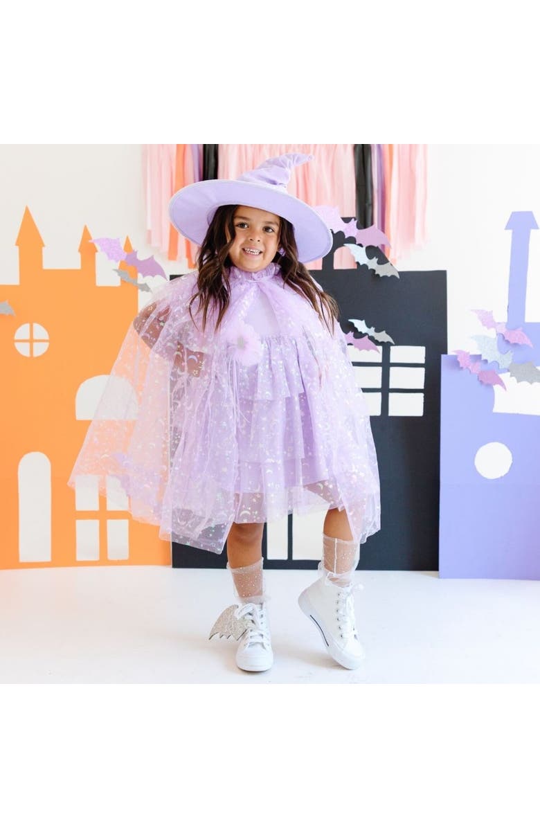 Sweet Wink Girly Witch Dress Up Kit, Alternate, color, Lilac