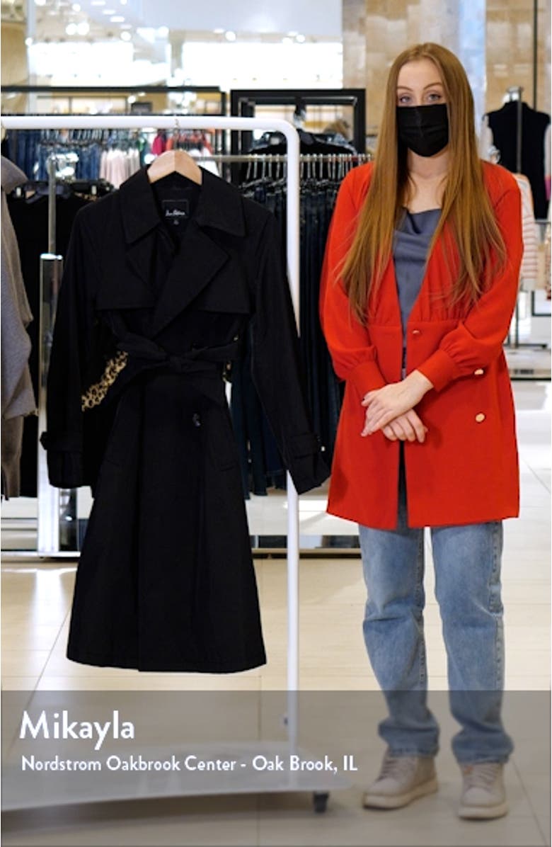 Double Breasted Nylon Trench Coat, sales video thumbnail