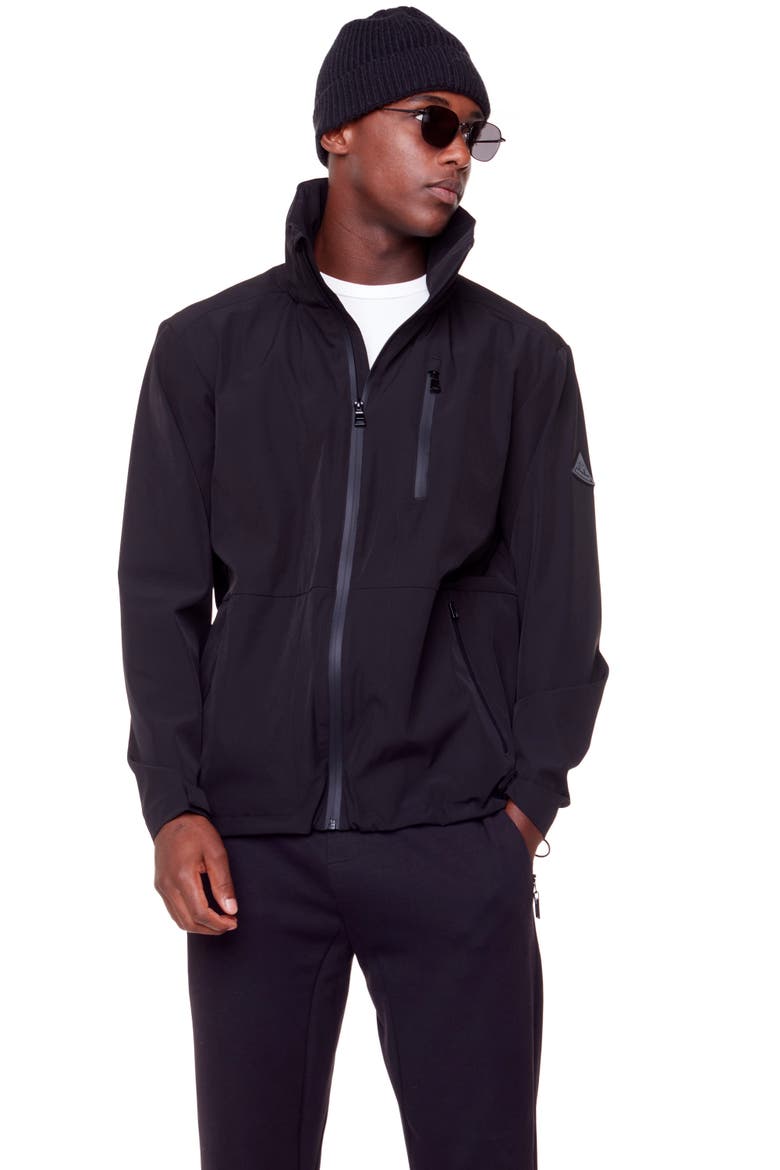 CARMACKS - Men's Midweight Rain Shell Jacket, Alternate, color, BLACK