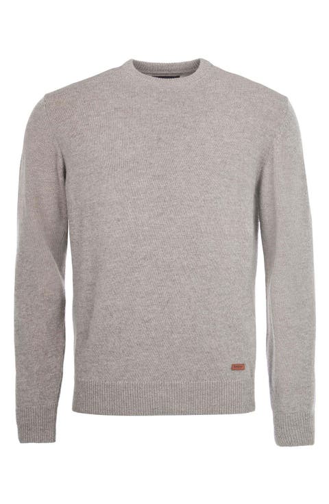 Essential Patch Wool Crewneck Sweater