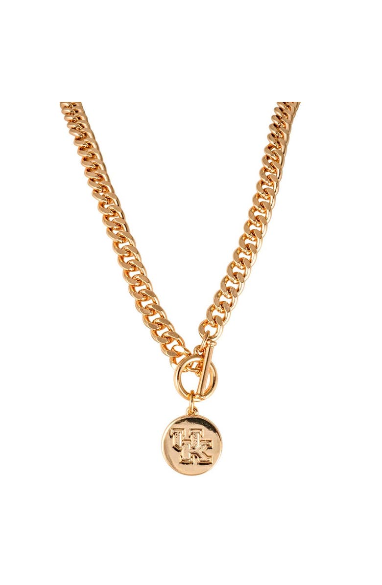 EMERSON STREET Kentucky Wildcats Ramsey Gold Necklace, Main, color,