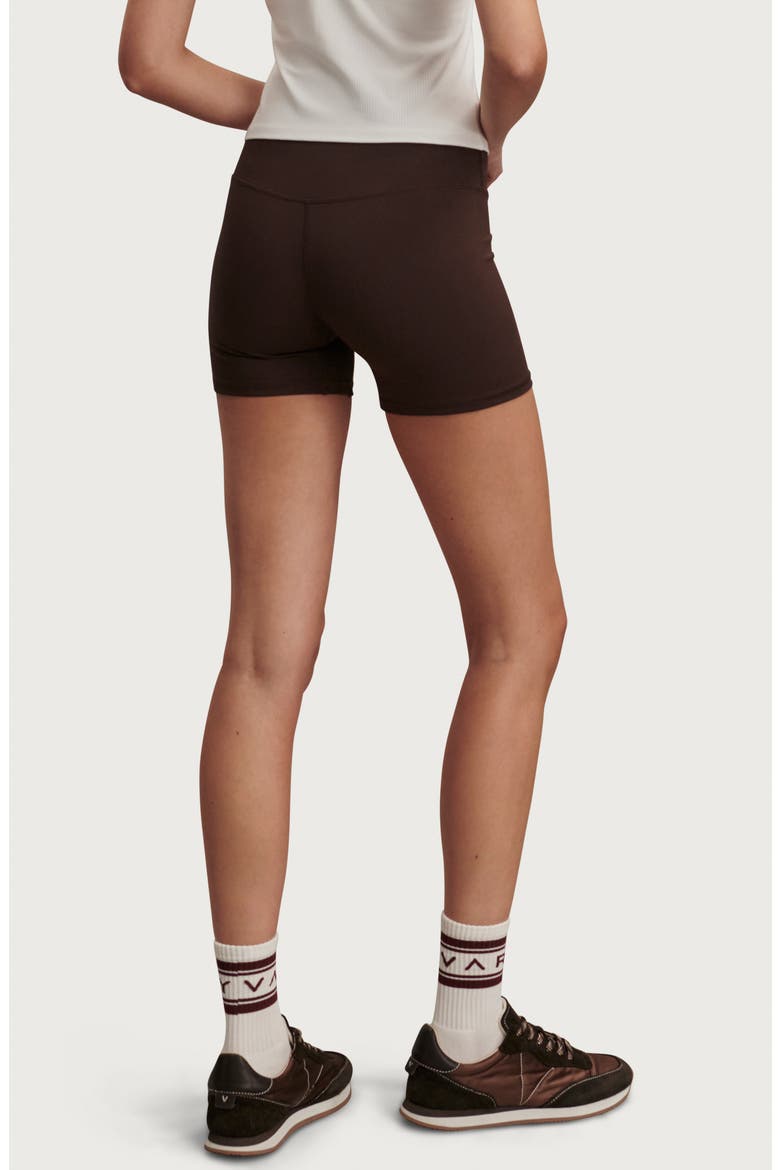 FreeSoft High Waist Shorts, Alternate, color, COFFEE BEAN