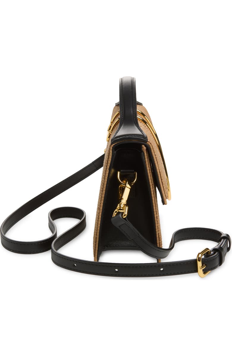 Jacquemus Le Grand Bambino Raffia Handbag, Alternate, color, Beige