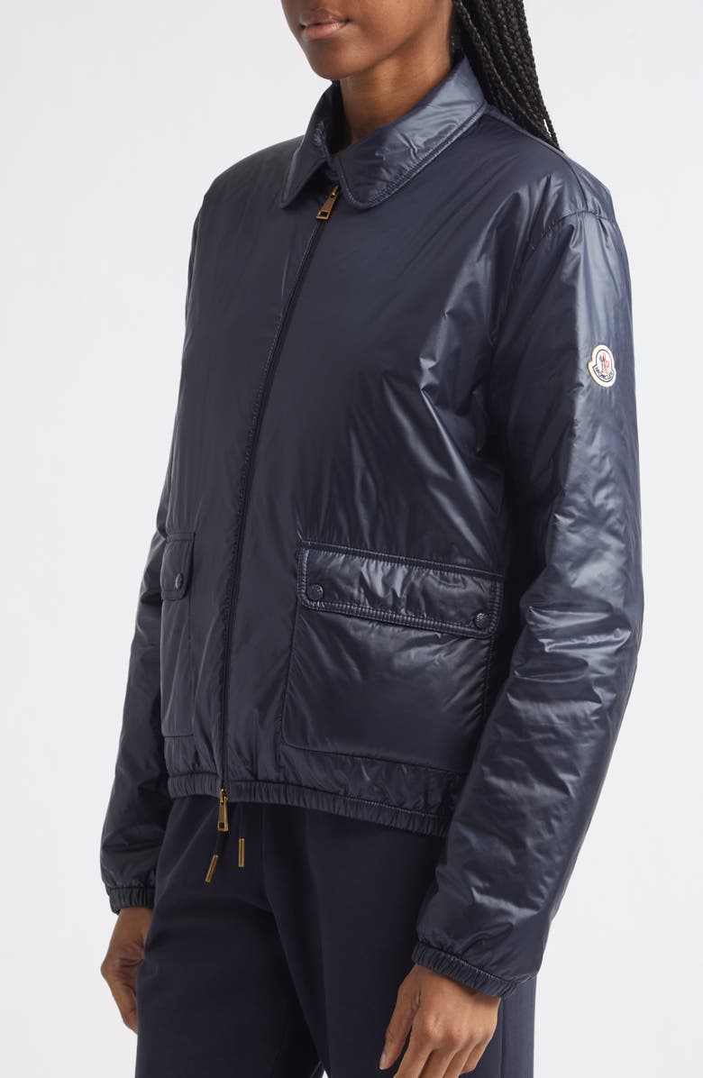 Moncler Lanset Down Jacket, Alternate, color, Blue