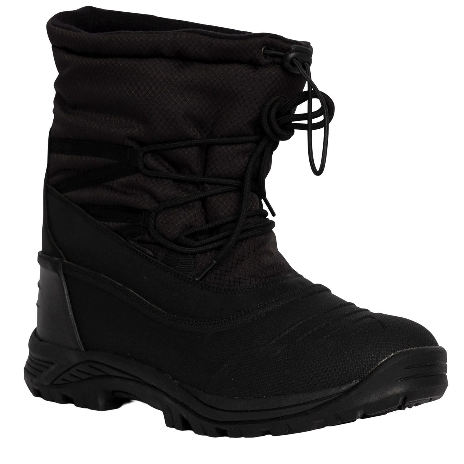 Novern Waterproof Snow Boots, Alternate, color, Black