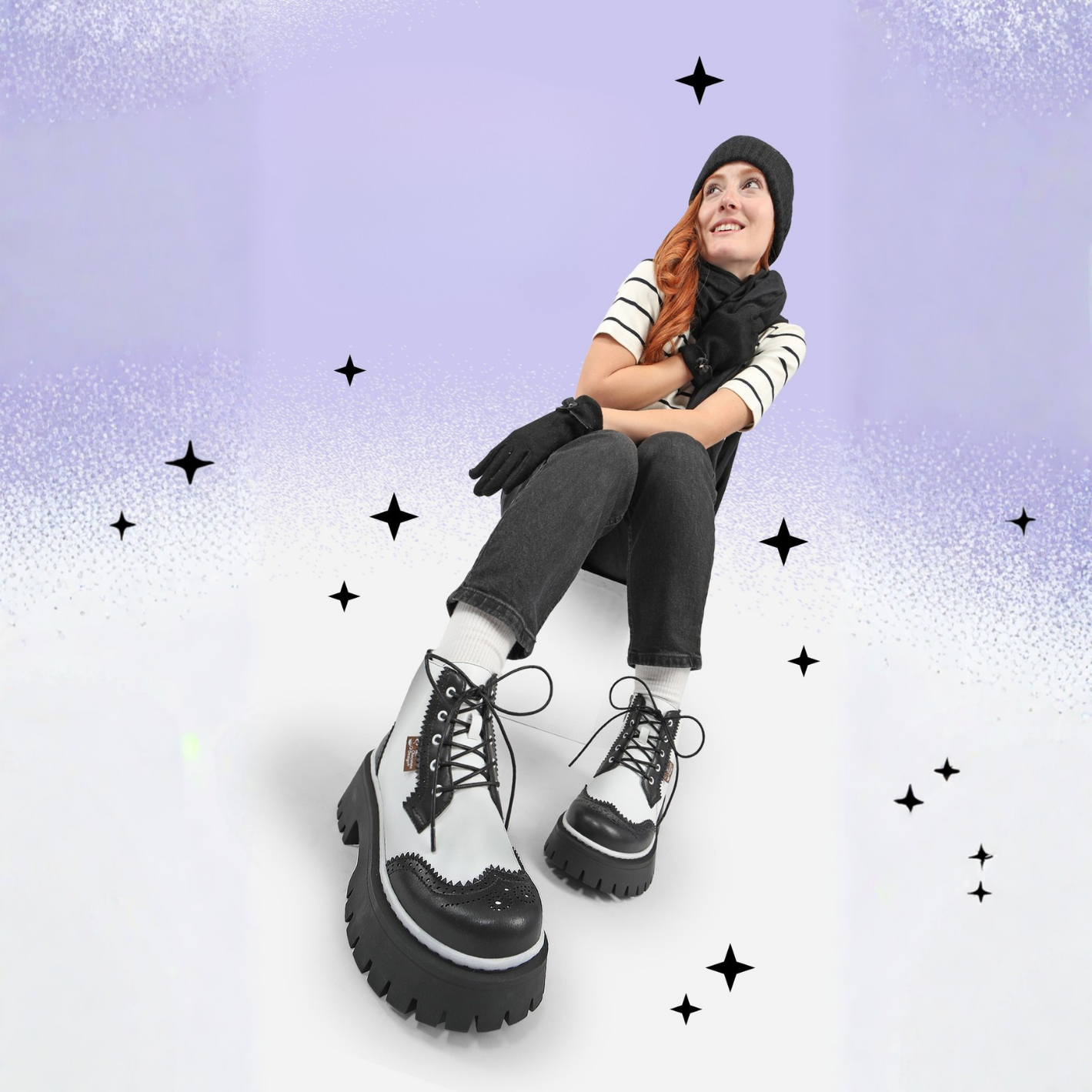 Hot Chocolate Design Havana Platform Chuncky Boots, Alternate, color, Havana