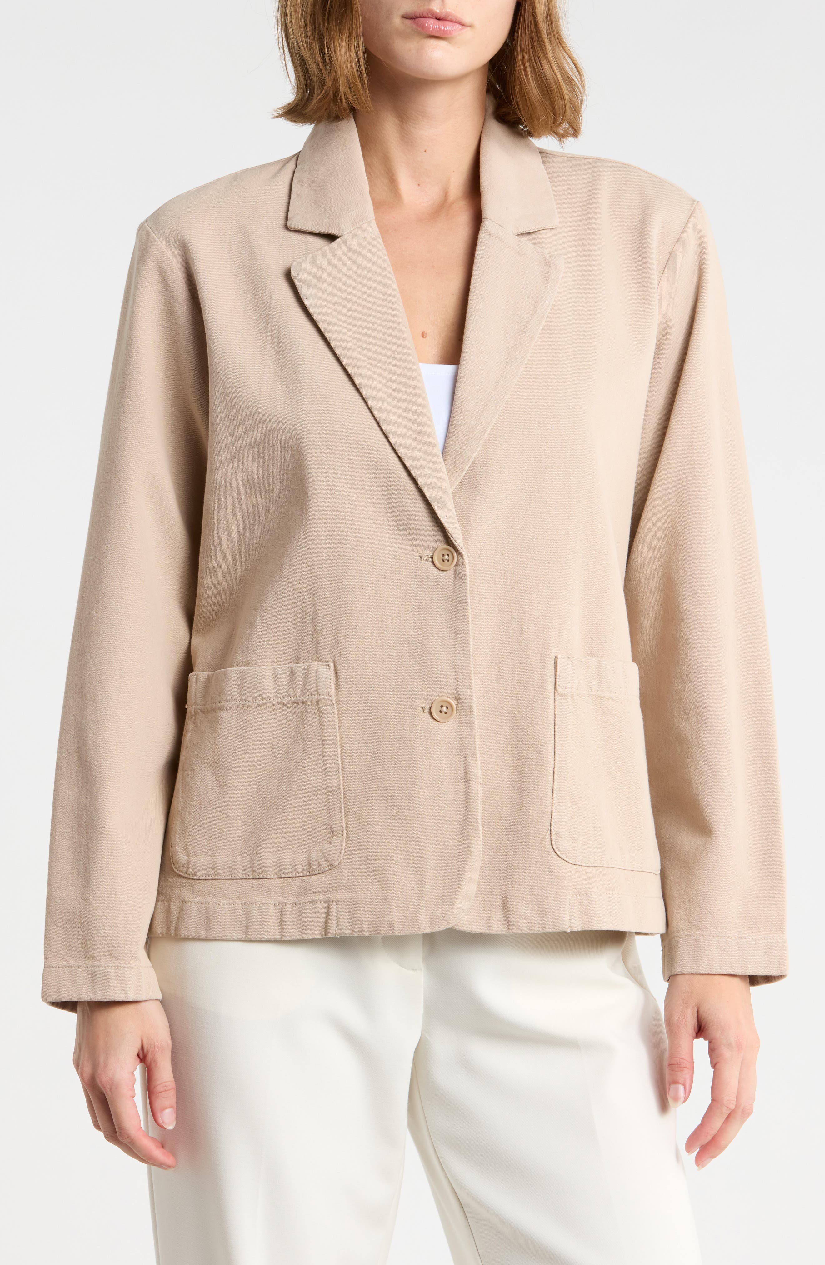 Organic Cotton Blazer