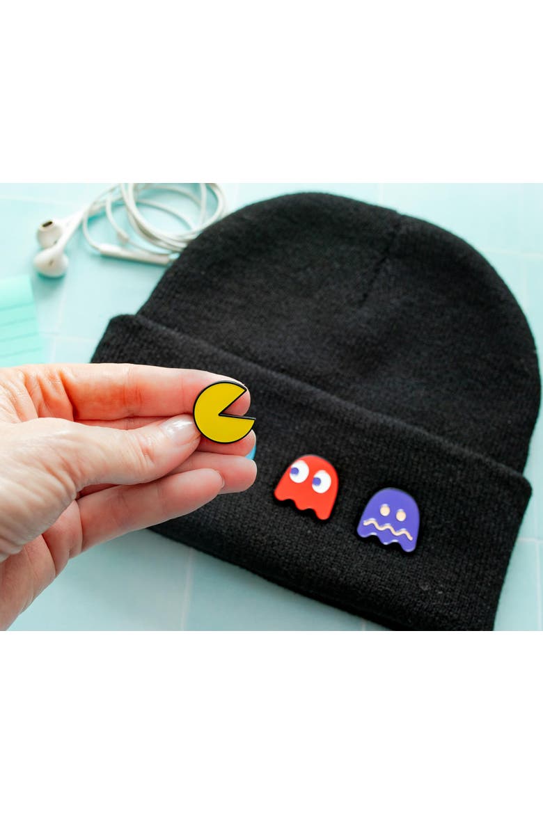 PAC-MAN Classic Characters 4-Piece Enamel Pin Set | Toynk Exclusive, Alternate, color, Multi-Color