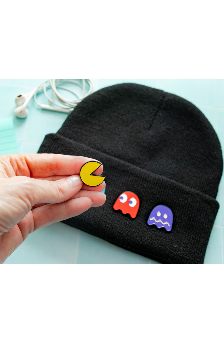 Toynk PAC-MAN Classic Characters 4-Piece Enamel Pin Set | Toynk Exclusive, Alternate, color, Multi-Color