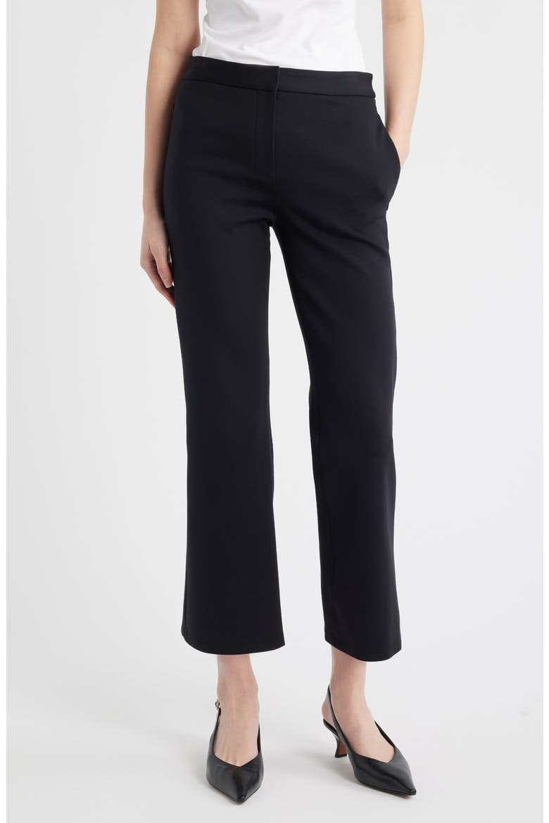 Kick Ankle Pants, Main, color, BLACK