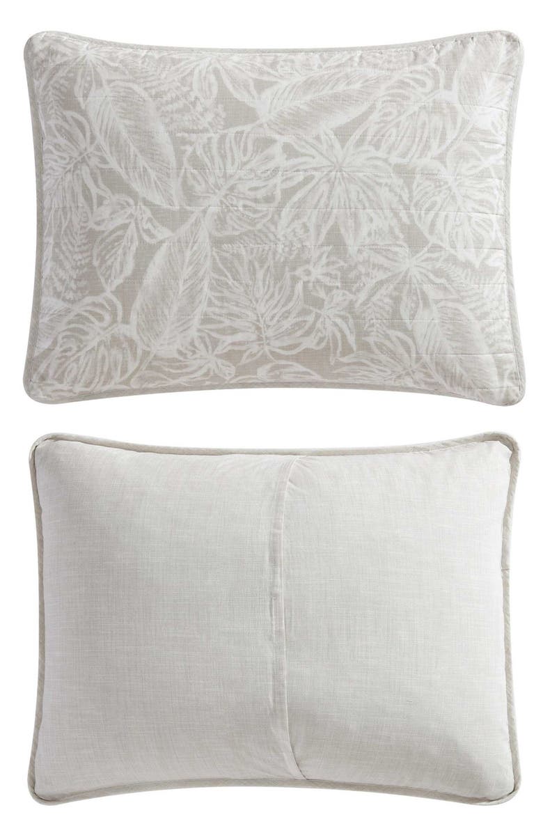 Tommy Bahama Ocean Deep Reversible Quilt & Sham Set, Alternate, color, Beige