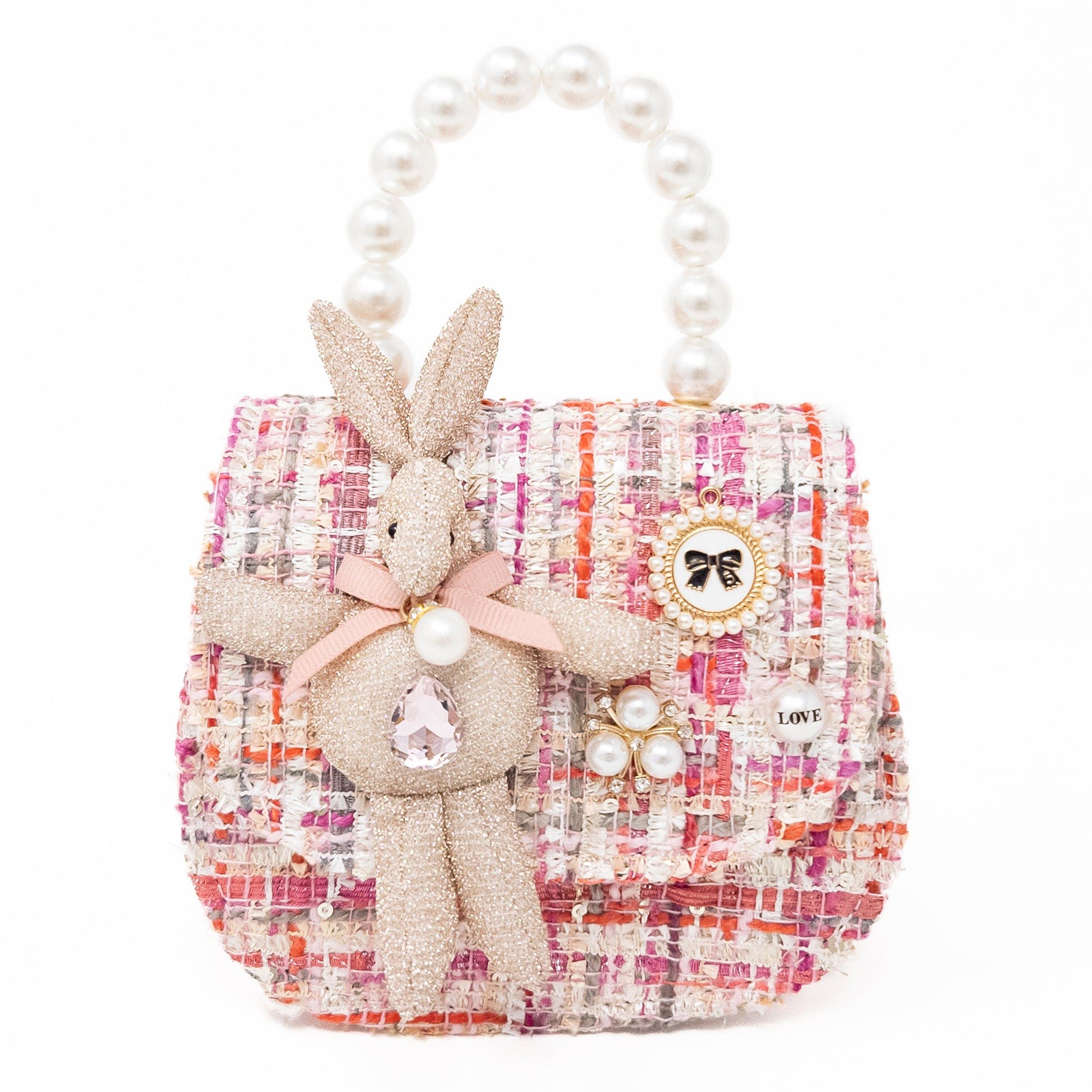 Puttisu Handbag - Bunny Belle, Main, color, Strawberry Pop