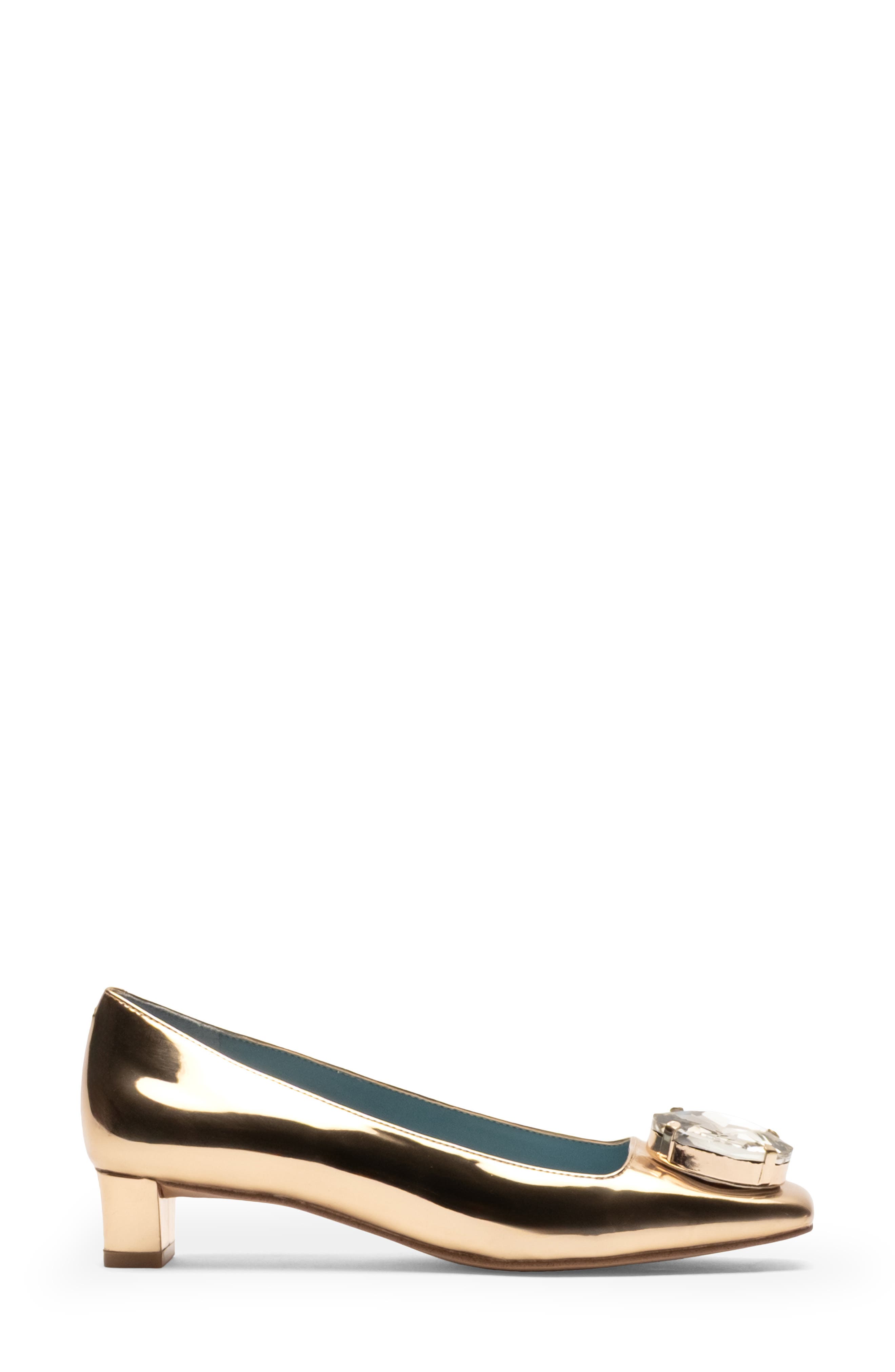 Mary Square Toe Pump, Alternate, color, GOLD