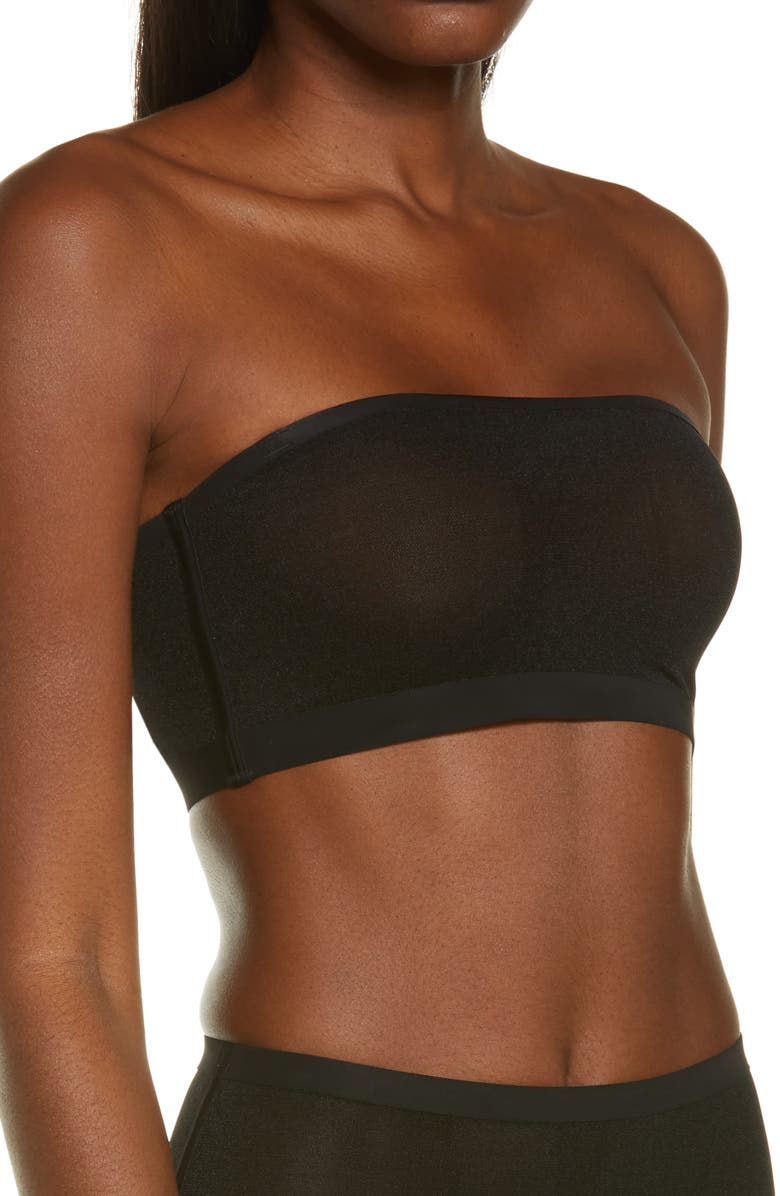 SKIMS Sheer Sculpt Bandeau Bralette, Alternate, color, 