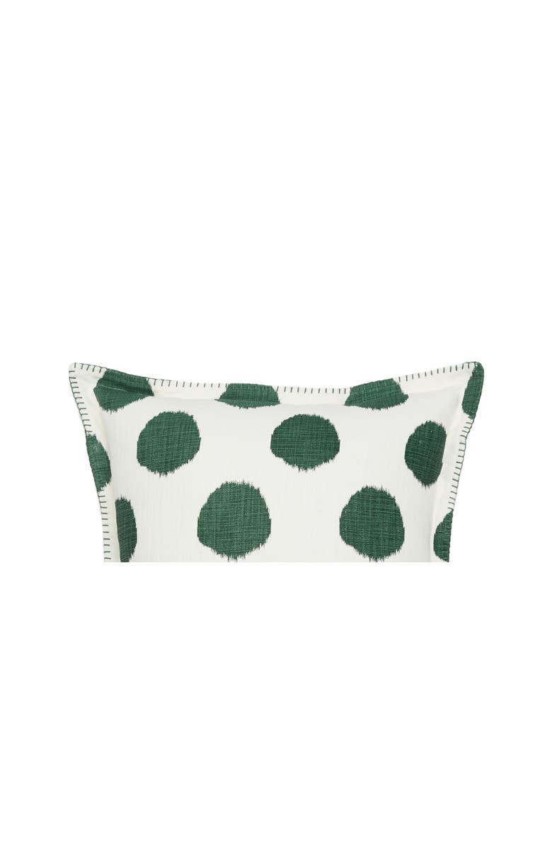 carol & frank Jungle Dot Printed Accent Pillow 20" x 20", Alternate, color, Green