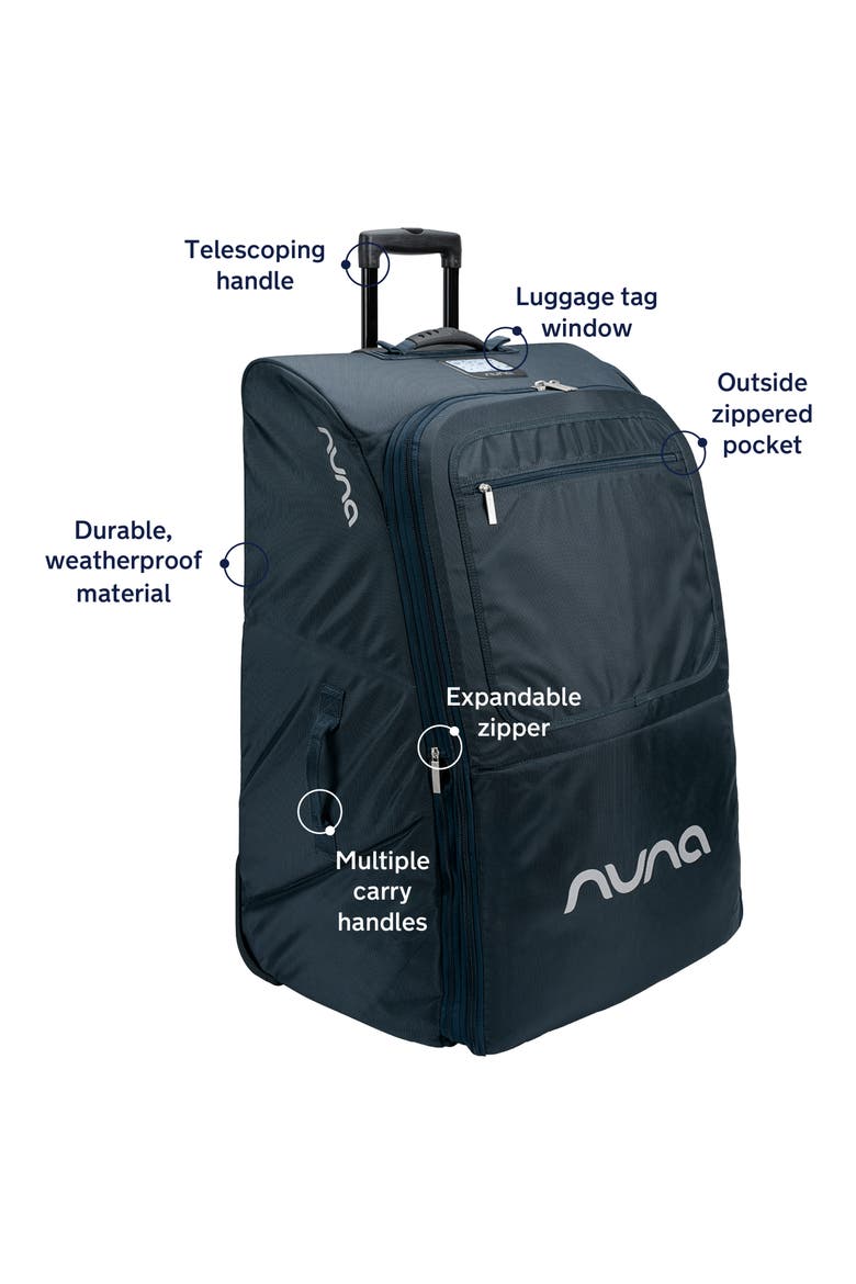 Wheeled Stroller & Car Seat Travel Bag, Alternate, color, INDIGO