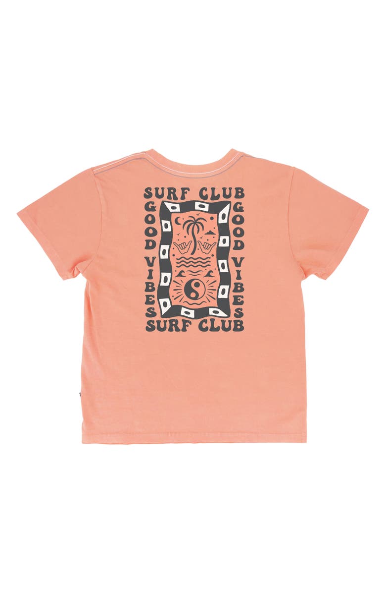 Feather 4 Arrow Kids' Good Vibes Vintage Graphic T-Shirt, Alternate, color, Twilight