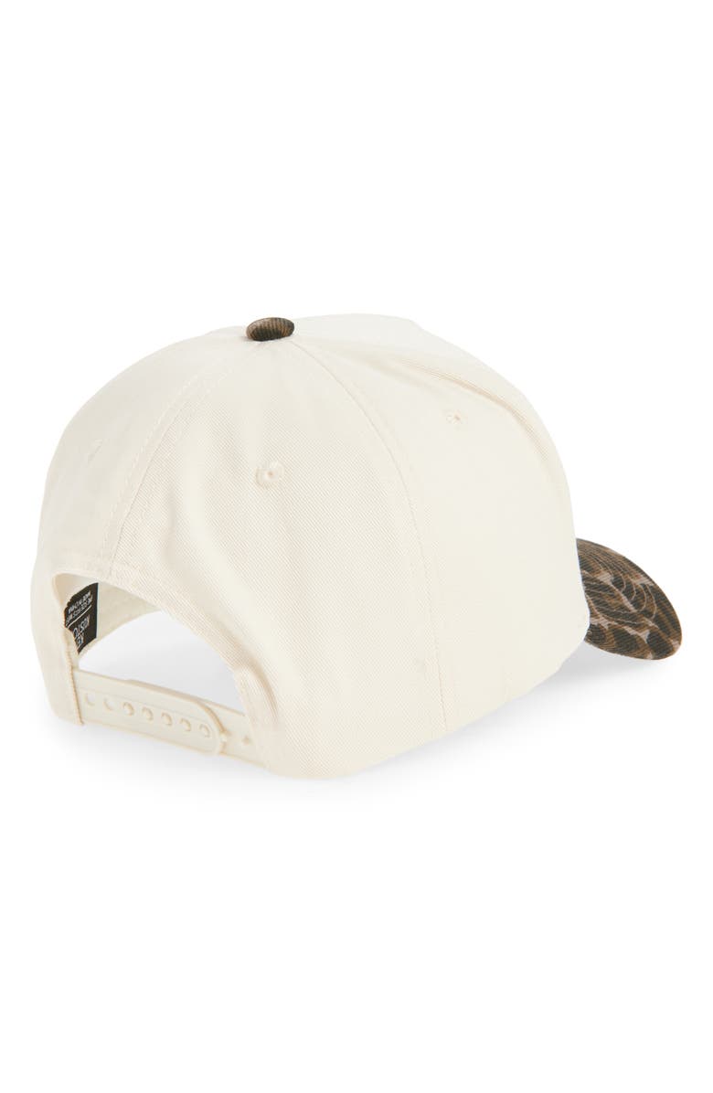 KenzKustomz Sorry About My Husband Canvas Snapback Baseball Cap, Alternate, color, Cheetah