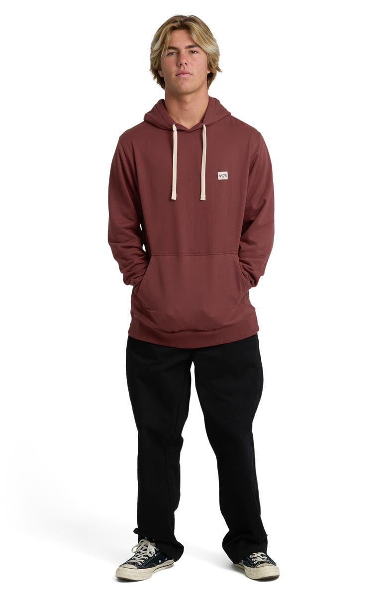 Billabong All Day Hoodie, Alternate, color, Plum