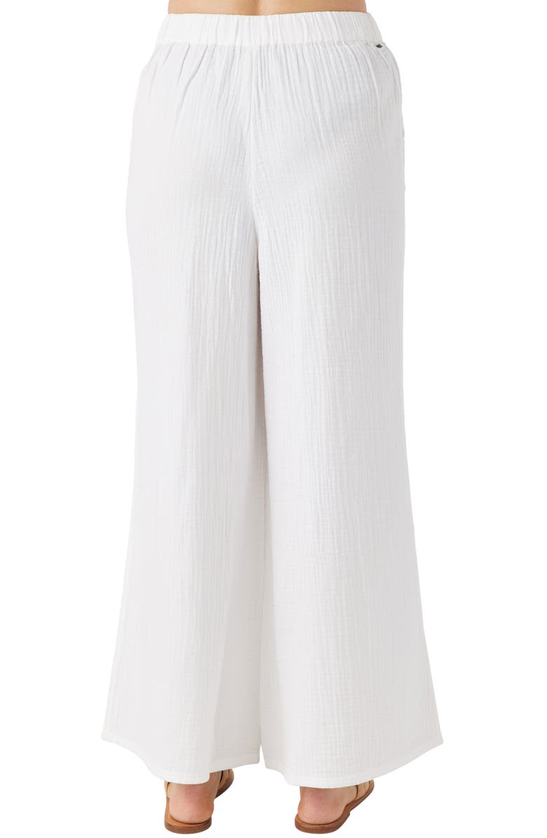 O'Neill Caralee Double Gauze Wide Leg Cover-Up Pants, Alternate, color,
