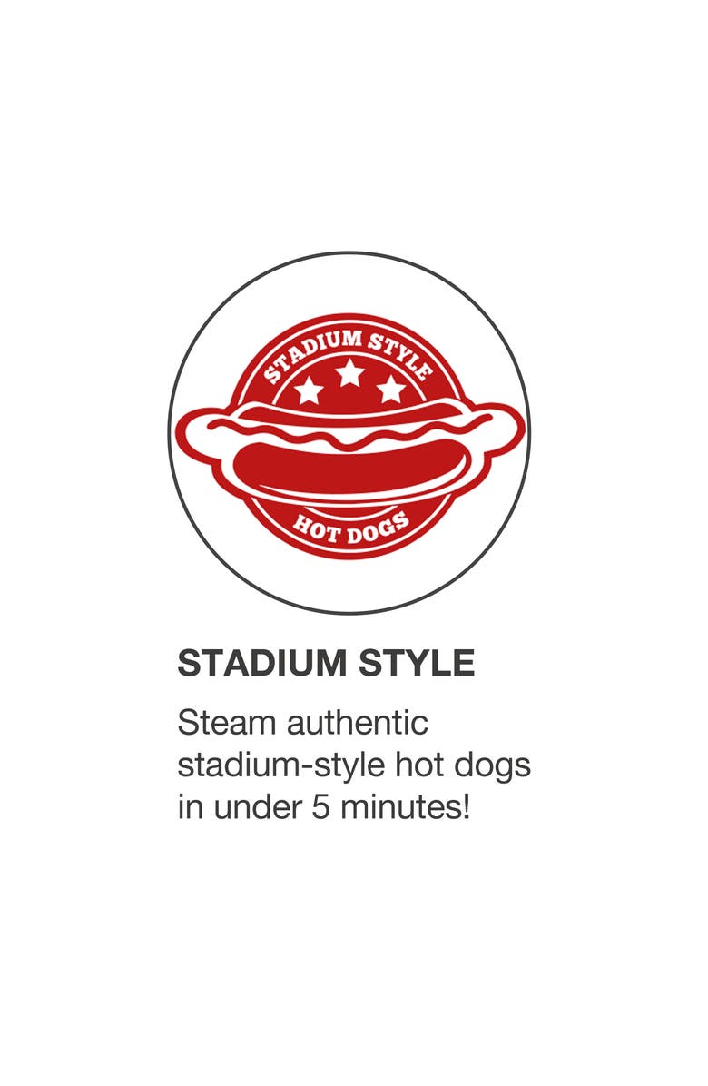 Salton Hot Dog Steamer, Alternate, color, 