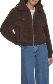 Levi's Fleece & Denim Bomber Jacket