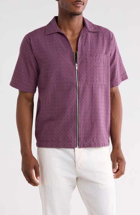 Azzish Zip Cotton Shirt