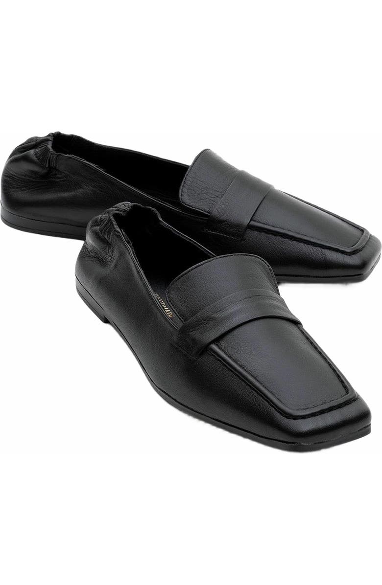 Forever & Always Shoes Liepa Leather Loafers, Main, color, Black Leather