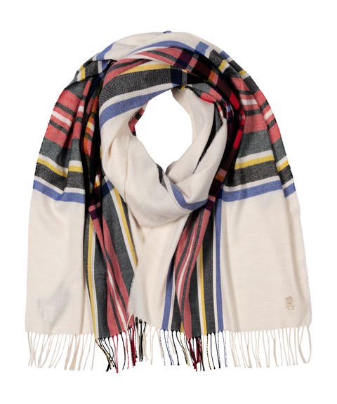 exploded plaid scarf