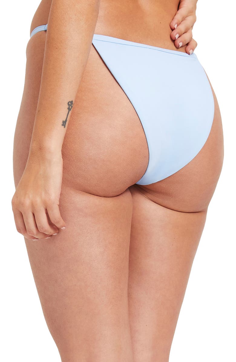 Good American Perfect Fit Matte Adjustable Bikini Bottoms, Alternate, color, 