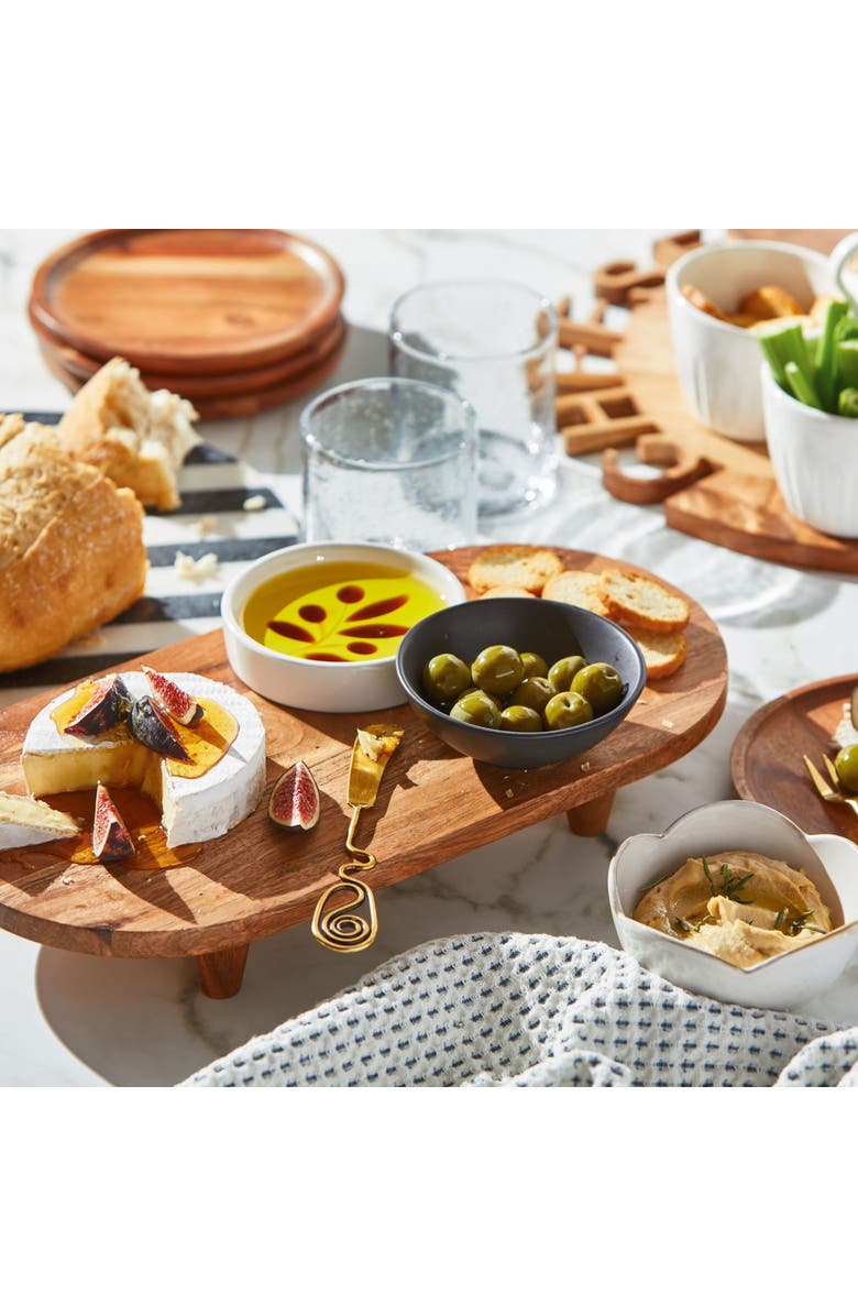 tag Sushi/Dumpling Board Natural Acacia Wood Everyday, Alternate, color, Brown