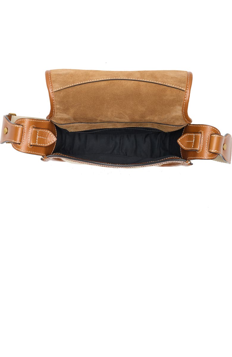 Isabel Marant Botsy Woven Raffia Crossbody Bag, Alternate, color,