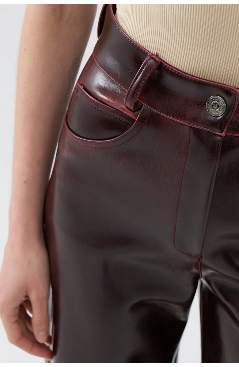 Nocturne Faux Leather Pants, Alternate, color, 