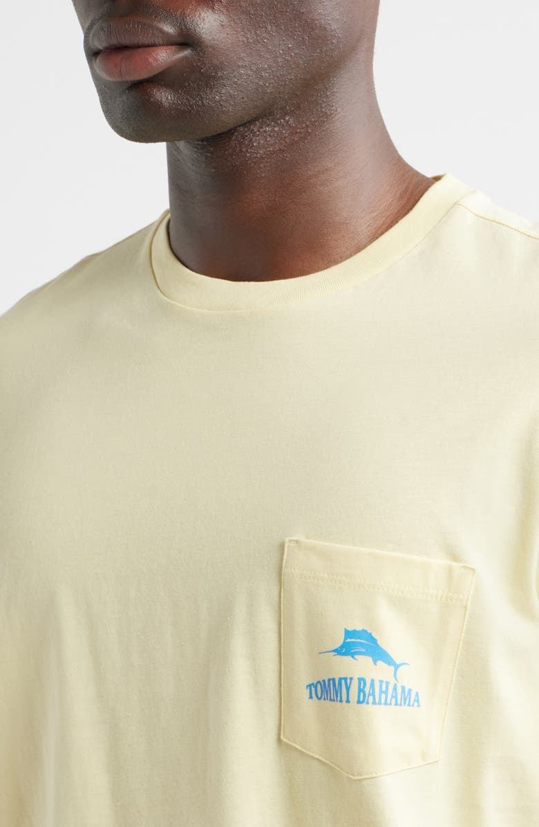 Tommy Bahama Nice Serve Pocket Graphic T-Shirt, Alternate, color, Light
