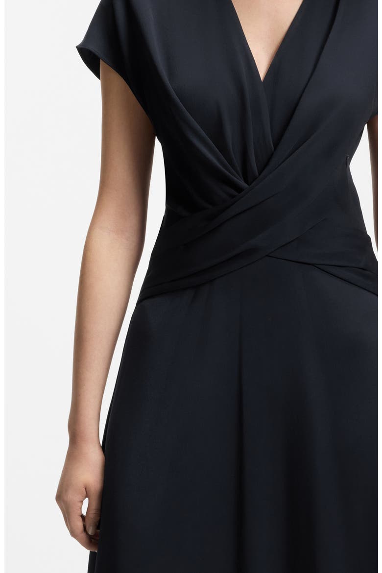 Dareza V Neck Jersey Midi Dress, Alternate, color, SKY CAPTAIN