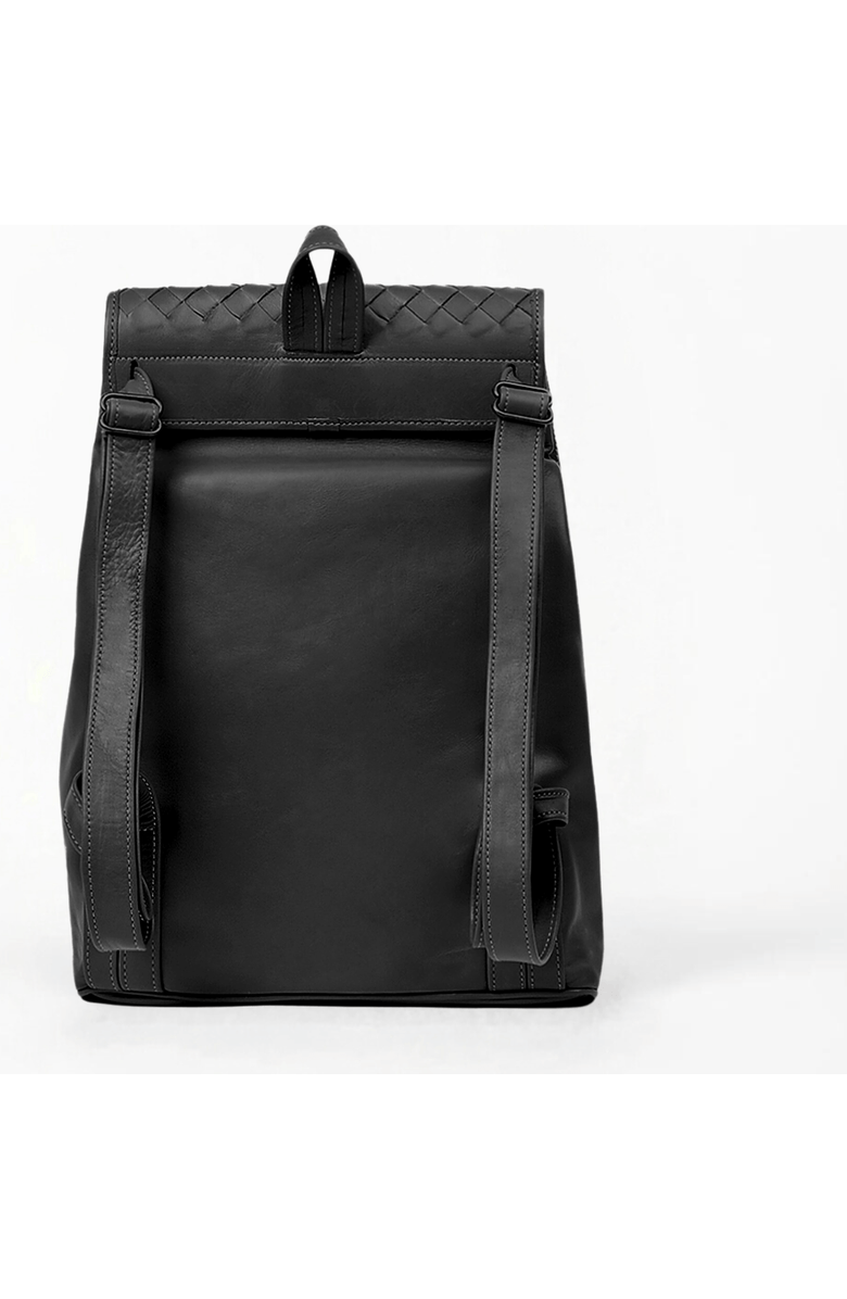 Deux Mains Woven Backpack, Alternate, color, Black
