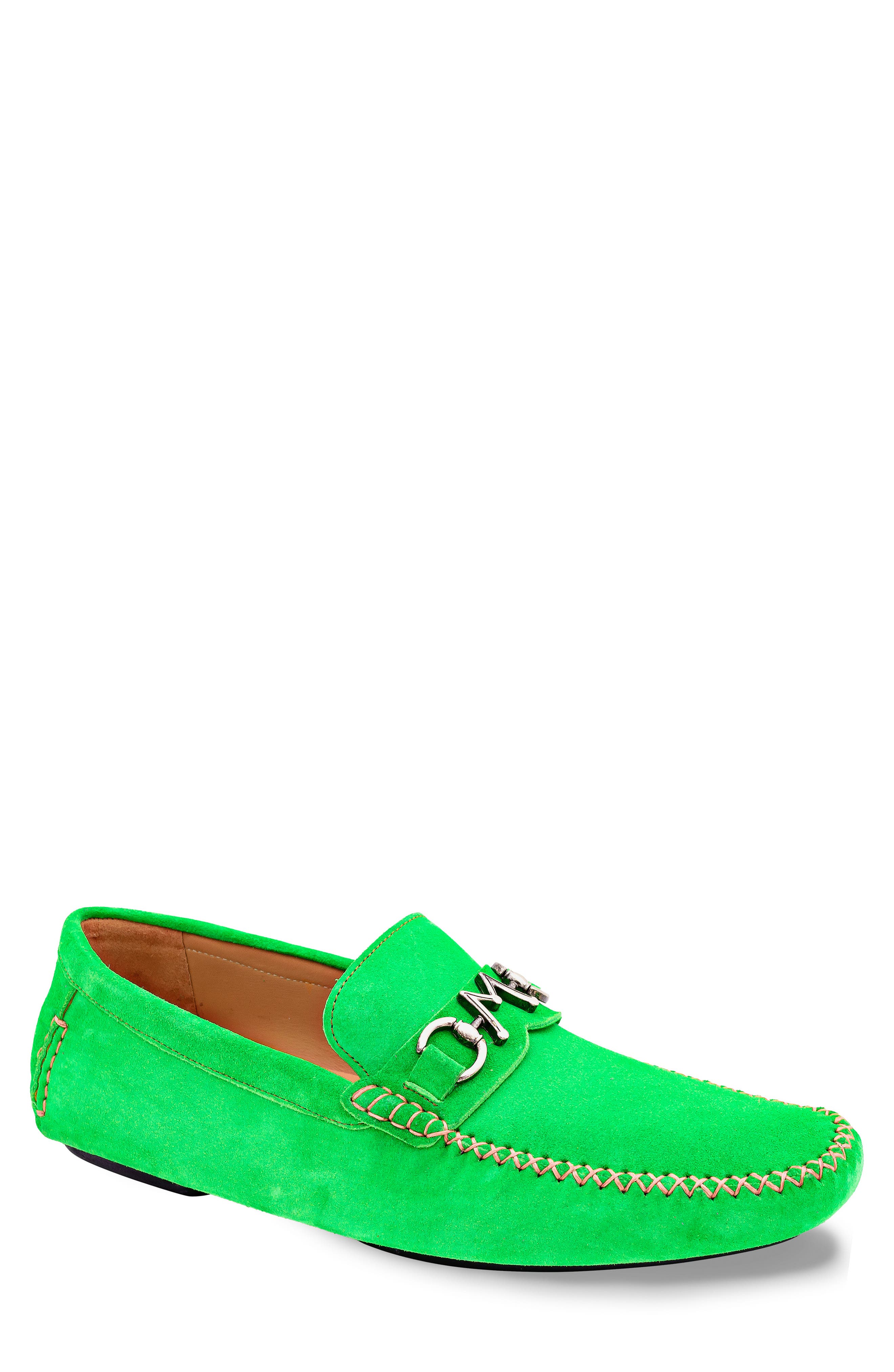Mezlan Initial Bit Ornament Leather Loafer