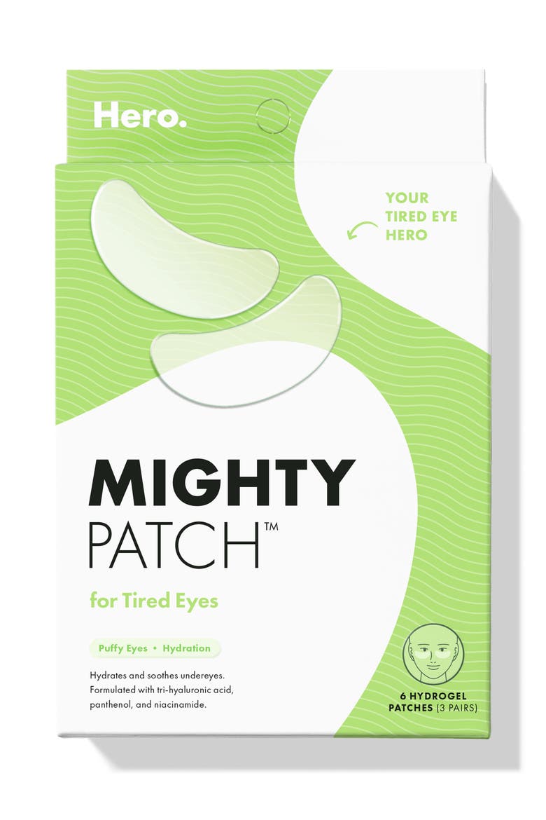Mighty Patch for Tired Eyes Eye Mask, Main, color, GREEN