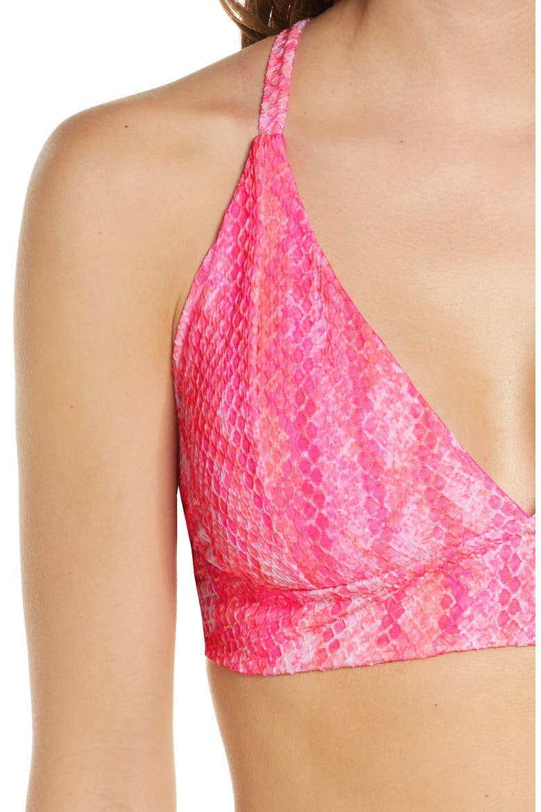 Vienna Bikini Top, Alternate, color, PINK