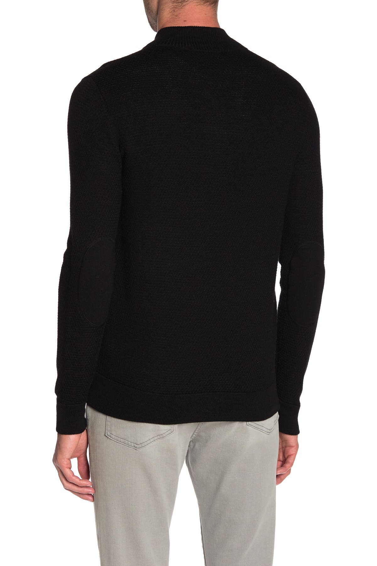 RAFFI Solid Honeycomb Knit Sweater (Men) | Nordstromrack