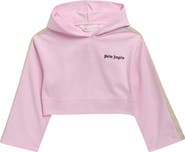 Palm Angels Kids' Logo Cropped Hoodie