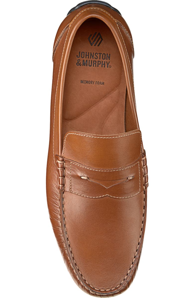 Johnston & Murphy Beck Penny Loafer, Alternate, color, Tan Full Grain