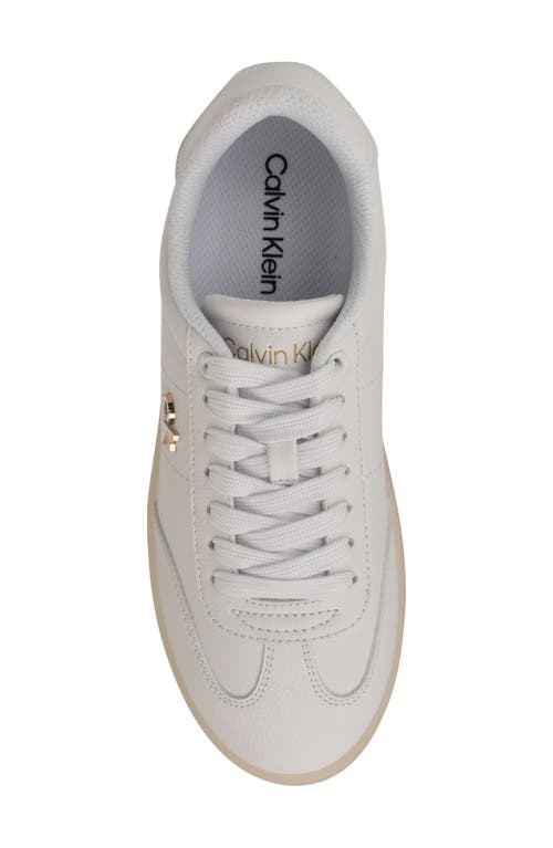 Calvin Klein Nicala Low Top Sneaker In White