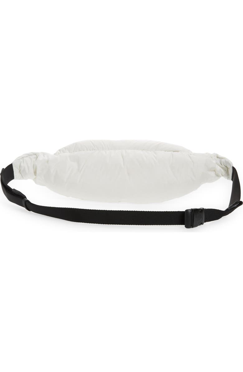 Moncler Legere Logo Water Repellent Down Puffer Belt Bag, Alternate, color,