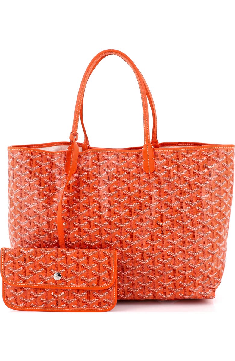 Pre-Owned Goyard Saint Louis Tote Coated Canvas PM, Alternate, color, Orange