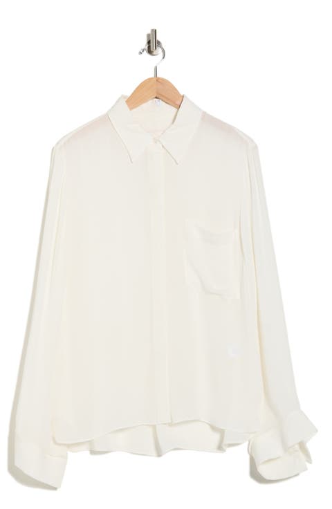Silk Boyfriend Shirt